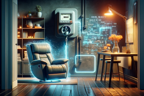 how much electricity does a recliner chair use