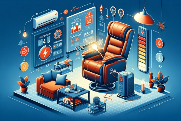 how much electricity does a recliner chair use