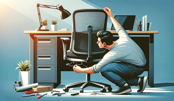 how do i stop my office chair from leaning back