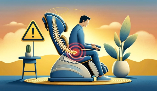 Can you use a massage chair with a slipped disc