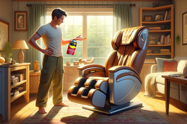 can i use wd40 on massage chair