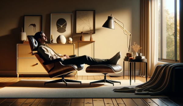 does the eames chair recline