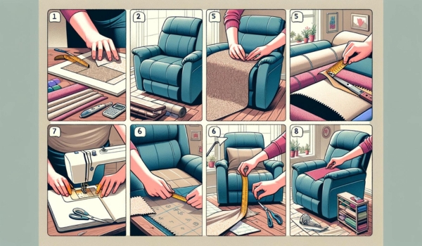 how to make a recliner chair cover