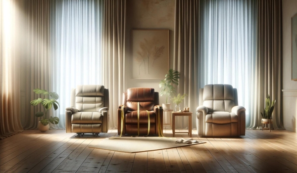 how to measure a person for a recliner chair