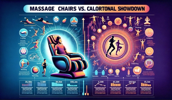 does massage chair burn calories