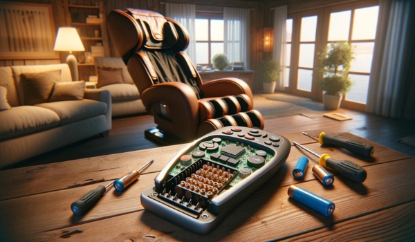 how to fix massage chair remote