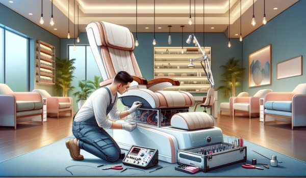 how to fix pedicure spa chair massage