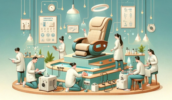 how to fix pedicure spa chair massage