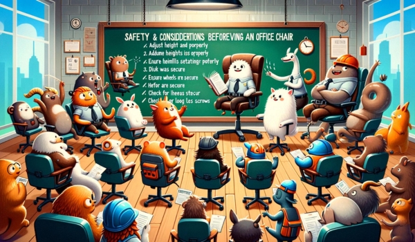 how to attach an air horn to office chair