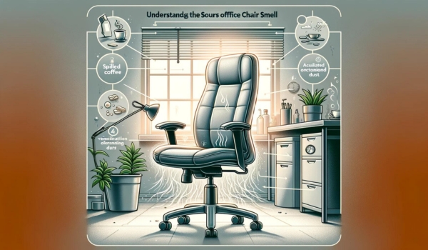 how to clean office chair smell