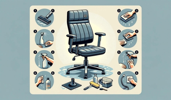 how to clean office chair smell