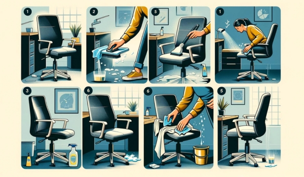 how to clean office chair without vacuum