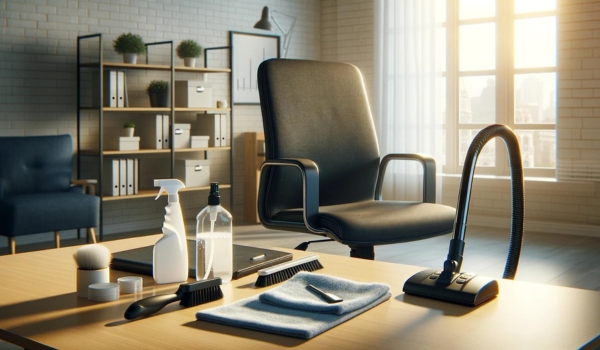 how to clean office chair without vacuum