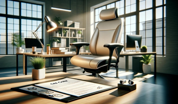 how to fix a broken office chair leg