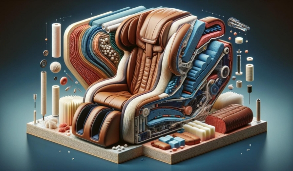 what does the inside of a massage chair look like